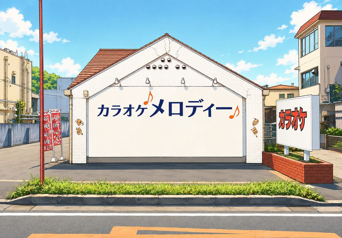 カラオケ メロディ 店舗外観（神奈川県平塚市桜ヶ丘）